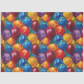 Papier Mousseline Ballons Vifs (Recto)