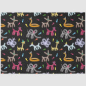 Papier Mousseline Balloon Animals Kids Party Theme (Recto)