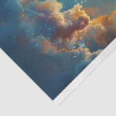 Papier Mousseline Ballotte à air chaud de nuit Whimsical Decoupage (Détail)