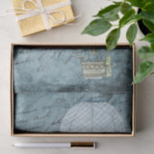 Papier Mousseline Ballotte vintage (Cadeau)