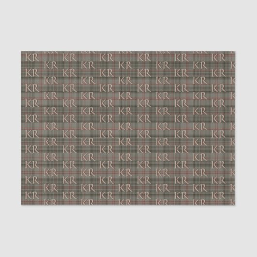 Papier Mousseline Balmoral Royal Tartan, roi d'Angleterre (Recto)