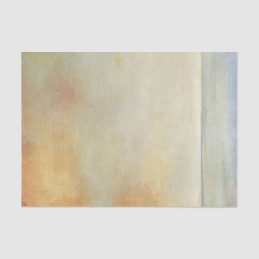 Papier Mousseline Balnéaire avec coucher de soleil Orange (Recto)