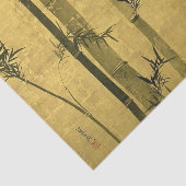Papier Mousseline Bambou, Ogata Kōrin, Sumi-e (Détail)