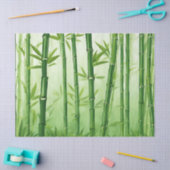 Papier Mousseline Bambou vert Toutes les occasions (Artisanat)