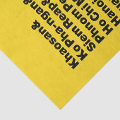 Papier Mousseline Banana Pancake Trail / Circuit (Détail)