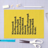 Papier Mousseline Banana Pancake Trail / Circuit (Artisanat)