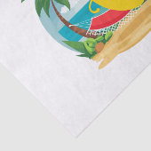 Papier Mousseline Banane sur le hamac sur la plage (Détail)