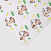 Papier Mousseline Banane tropicale de la Jungle de singes pelée (Détail)
