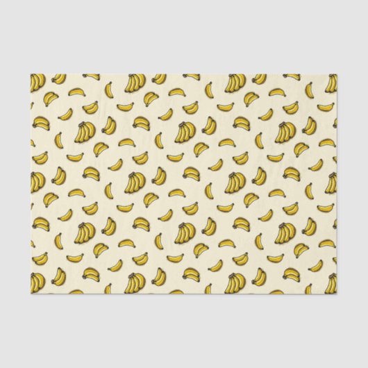 Papier Mousseline Bananes (Recto)
