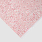 Papier Mousseline Bandana rose pâle (Détail)