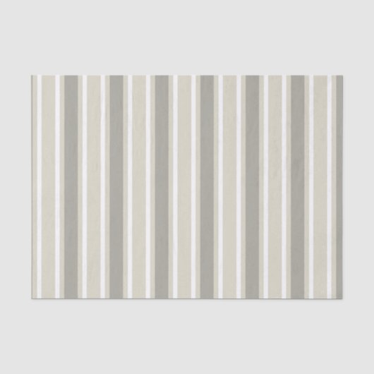 Papier Mousseline Bande de bonbons beige (Recto)