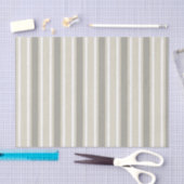 Papier Mousseline Bande de bonbons beige (Artisanat)