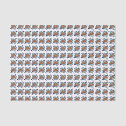 Papier Mousseline Bande dessinée Pop Art HAPPY BRTHDAY (Recto)