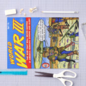 Papier Mousseline Bande dessinée Vintage du soldat (Artisanat)