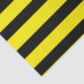 Papier Mousseline Bande jaune et noire (Détail)