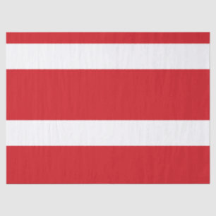 Papier Mousseline Bande rouge