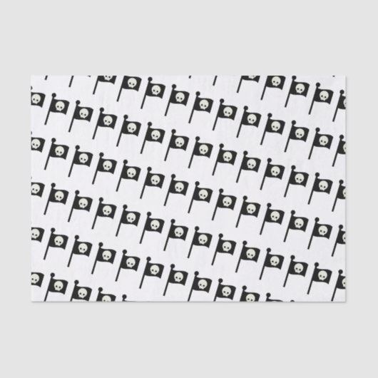 Papier Mousseline Bandera Pirata (Recto)