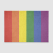 Papier Mousseline Bandes arc-en-ciel (Recto)