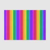 Papier Mousseline Bandes arc-en-ciel irrégulières (Recto)