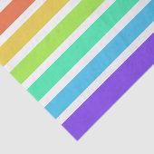 Papier Mousseline Bandes arc-en-ciel lumineuses (Détail)