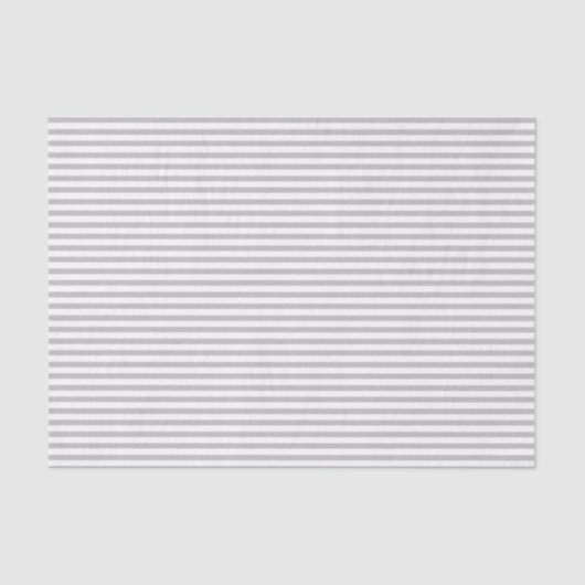 Papier Mousseline Bandes blanches et grises minces - Papier de tissu (Recto)