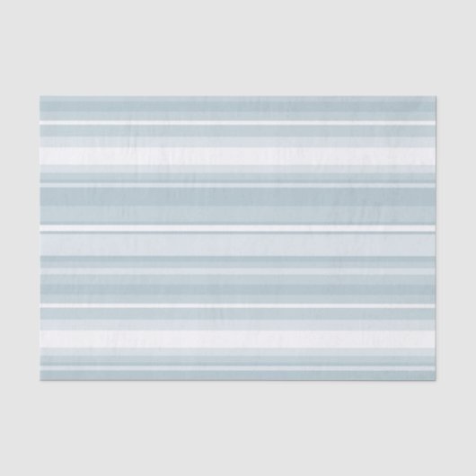 Papier Mousseline Bandes bleu glace (Recto)