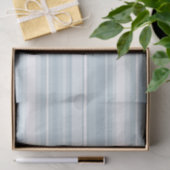 Papier Mousseline Bandes bleu glace (Cadeau)