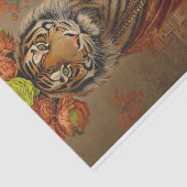 Papier Mousseline Bandes botaniques (Détail)
