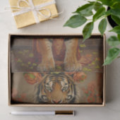 Papier Mousseline Bandes botaniques (Cadeau)