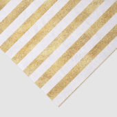 Papier Mousseline Bandes brillantes d'or (Détail)