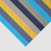Papier Mousseline Bandes colorées (Détail)