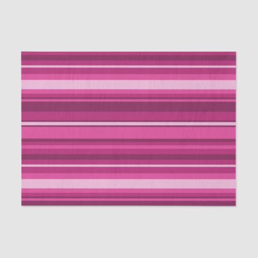 Papier Mousseline Bandes de Fuschia (Recto)