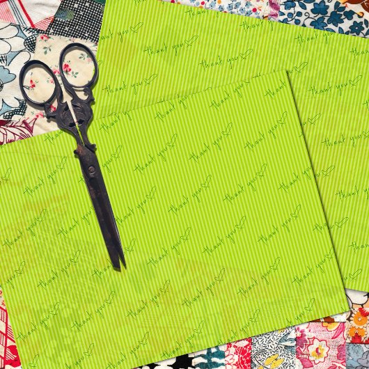 Papier Mousseline Bandes de Merci client