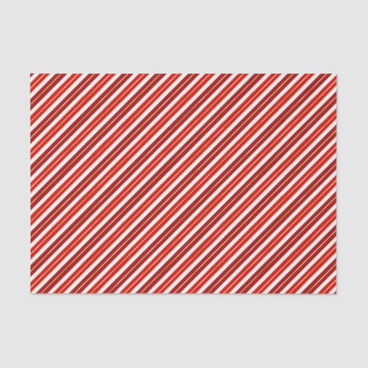Papier Mousseline Bandes de Noël rouge, or et blanc (Recto)