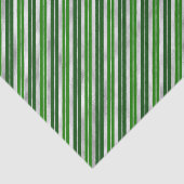 Papier Mousseline Bandes de Noël vertes et argentées (Détail)