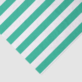 Papier Mousseline Bandes de transats vert et blanc (Détail)