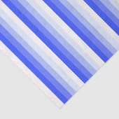 Papier Mousseline Bandes d'ombre bleu royal (Détail)