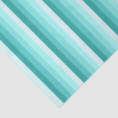 Papier Mousseline Bandes d'ombre turquoise (Détail)