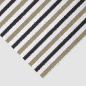 Papier Mousseline Bandes d'or et de noir (Détail)