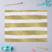 Papier Mousseline Bandes Gold Hearts (Artisanat)