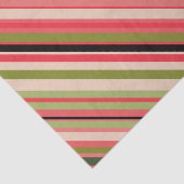 Papier Mousseline Bandes inspirées des pastèques (Détail)