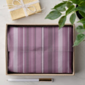 Papier Mousseline Bandes mauves (Cadeau)
