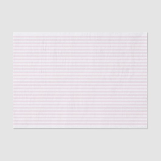 Papier Mousseline Bandes minces roses et blanches - Papier de papier (Recto)