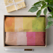 Papier Mousseline Bandes multicolores (Cadeau)