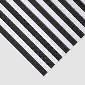 Papier Mousseline Bandes noires et blanches, Motif rayé, Lignes (Détail)