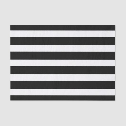 Papier Mousseline Bandes noires et blanches triées (Recto)