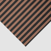 Papier Mousseline Bandes noires et Brown (Détail)