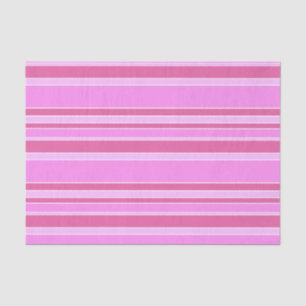 Papier Mousseline Bandes roses