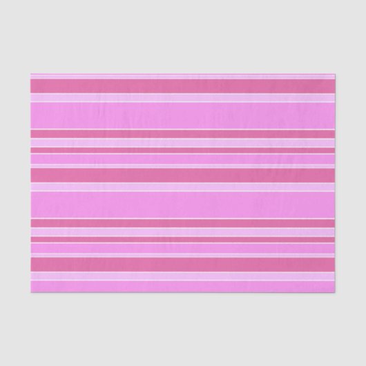 Papier Mousseline Bandes roses (Recto)