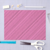 Papier Mousseline Bandes roses (Artisanat)